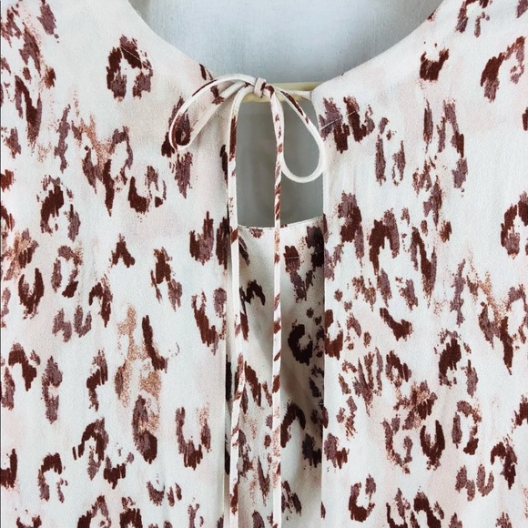 Free People Dress Light Pink Animal Print Mini - Picture 7 of 8